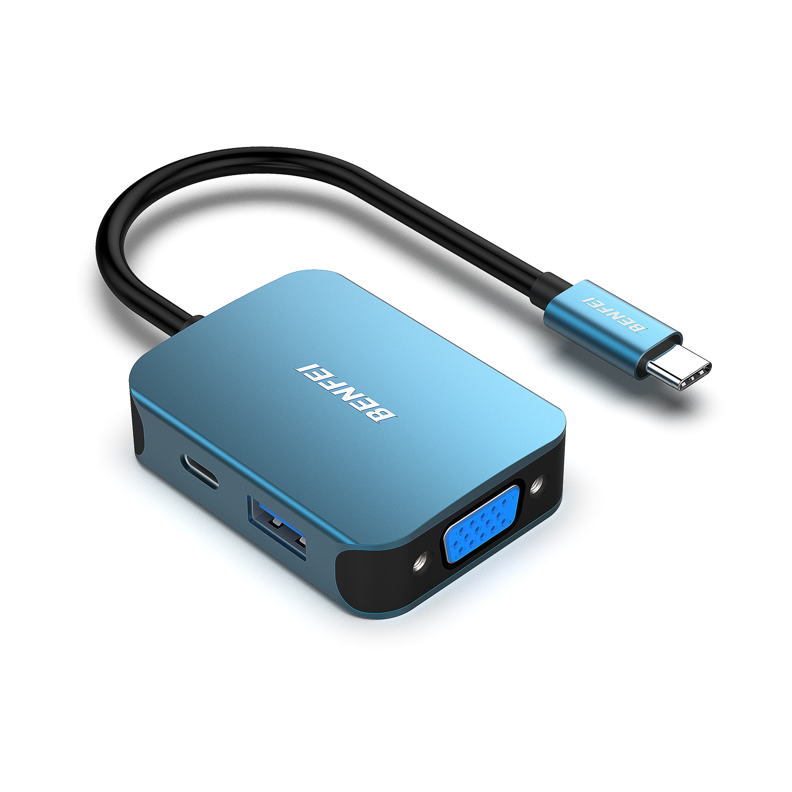 BENFEI 2in1 USB-C/USB 3.0 to Ethernet Adapter with 3*USB 3.0 Ports